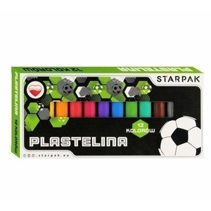 Plastelina 12 kolorów Football 2