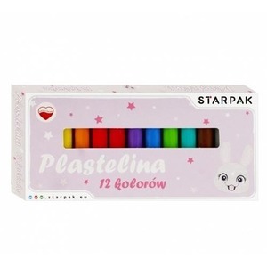 Plastelina 12 kolorów Rabbit