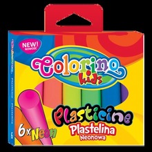 Plastelina Colorino Kids neon 6 kolorów