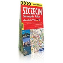 Plastic map Szczecin, Świnoujście, Police w.2023