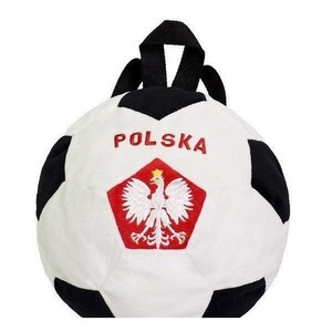 Plecak football piłka czarna
