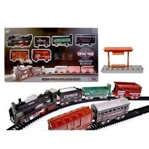 Pociąg Vintage z torami