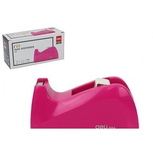 Podajnik do taśmy klejącej Rio różowy DELI