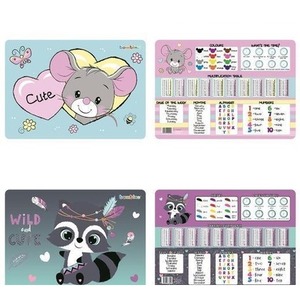 Podkład A3 dwustronny laminowany mix BAMBINO