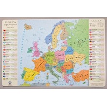 Podkładka mapa polityczna Europy