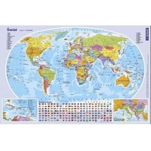 Podkładka na biurko mapa polityczna Świata