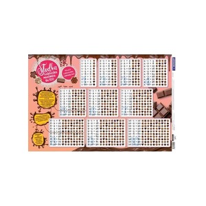 Podkładka na biurko Słodka tabliczka mnożenia