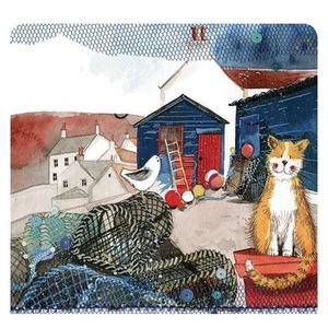 Podkładka pod kubek C129 Kot w porcie