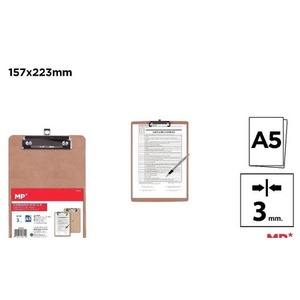 Podkładka z klipsem A5