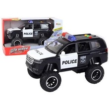 Pojazd raptor policja czarny dźwięk światła