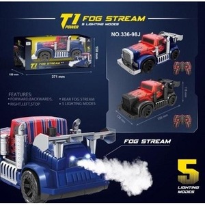 Pojazd R/C + ład + dym + 5 świateł