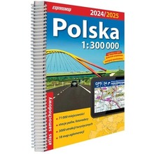 Polska Atlas Samochodowy 1:300 000 2024/2024 w.2