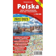 Polska. Mapa 1:700 000 wyd. foliowane wyd. 5