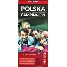 Polska mapa campingów 1:750 000