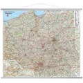 Polska. Mapa ścienna samochodowa 1:650 000