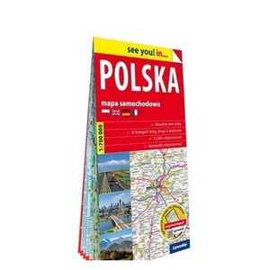 Polska papierowa mapa samochodowa 1:700 000
