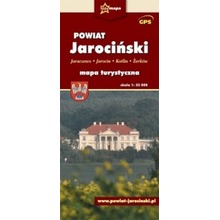 Powiat Jarociński mapa turystyczna Jaraczewo Jarocin Kotlin Żerków plany miast