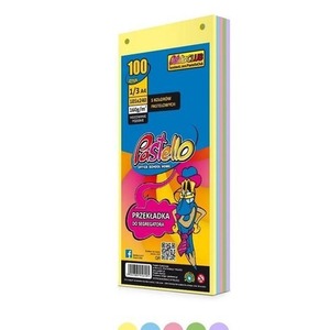 Przekładka do segregatora 1/3 A4 100K 5 kolorów