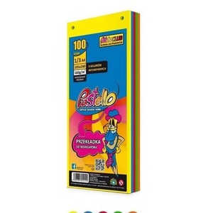 Przekładka do segregatora 1/3 A4 100K 5 kolorów