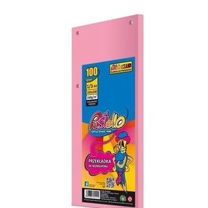 Przekładka do segregatora 1/3 A4 100K IT170 różowa