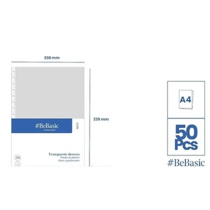 Przezroczyste koszulki do segregatorów A4 50szt
