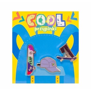 Przypinki cool. Deskorolka