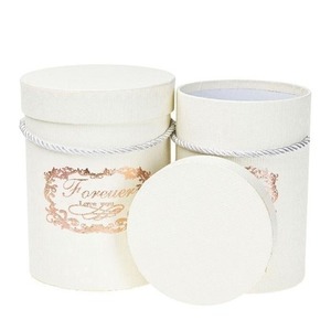 Pudełko Flower Box 2szt kremowy ROZETTE