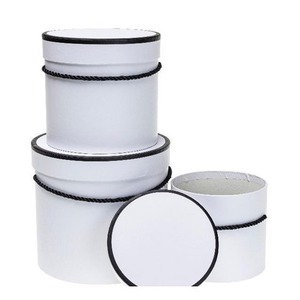 Pudełko Flower Box 3szt biały ROZETTE