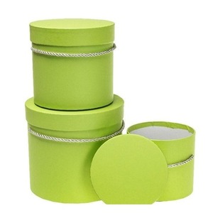 Pudełko Flower Box 3szt ciemnozielony ROZETTE