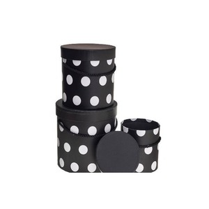 Pudełko Flower Box 3szt czarny ROZETTE