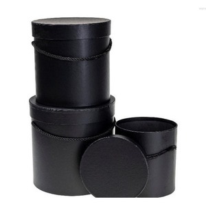 Pudełko Flower Box 3szt czarny ROZETTE