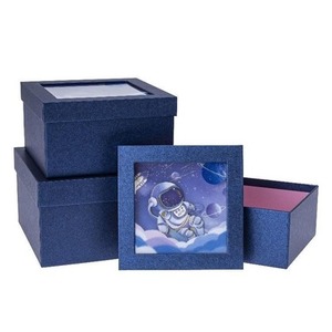 Pudełko prezentowe dziecięce 3szt kosmos ROZETTE
