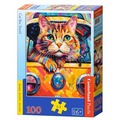 Puzzle 100 Cat Bus Travel CASTOR