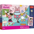 Puzzle 100 Trefl Premium Plus Kids Różowa przygoda Disney Minnie 16568