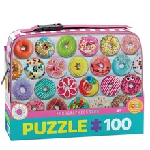 Puzzle 100 z lunch box  Delightful Donuts 9100-5825