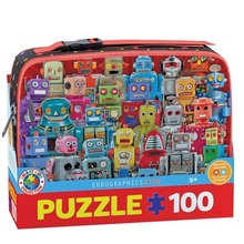 Puzzle 100 z lunch box  Robots 9100-5827