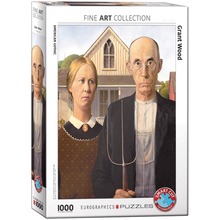 Puzzle 1000 American Gothic by Grant Wood 6000-5479