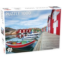 Puzzle 1000 Around the World Northern Stars Fishing huts in Smögen