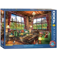 Puzzle 1000 Cozy Cabin by Dominic Davison 6000-5377
