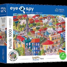 Puzzle 1000 Eye-Spy Sneaky Peekers Paris TREFL
