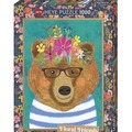 Puzzle 1000 Floral Friends, Miś