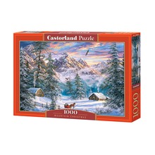 Puzzle 1000 Mountain Christmas CASTOR