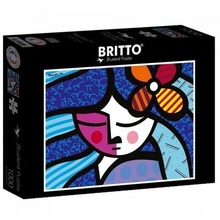 Puzzle 1000 Romero Britto, Dziewczyna z kwiatkiem