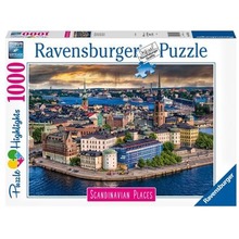 Puzzle 1000 Skandynawskie miasto widok