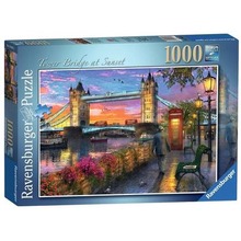 Puzzle 1000 Tower Bridge o zachodzie słońca