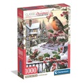 Puzzle 1000 Xmas Collection Robin and Holly Bushes 37129