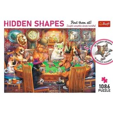 Puzzle 1086 Hidden Shapes - Wieczór gier
