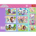 Puzzle 10w1 Gabby's Dollhouse Gabby i jej świat 96014
