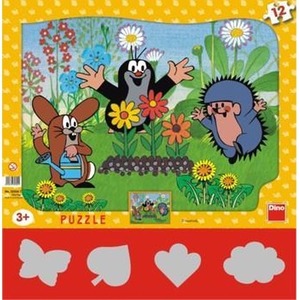 Puzzle 12 Krecik ogrodnik DINO