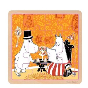 Puzzle 16 drewniane Muminki - Czas na herbatkę